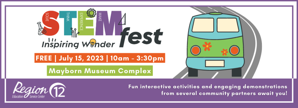 STEMfest advertisement image from ESC 12