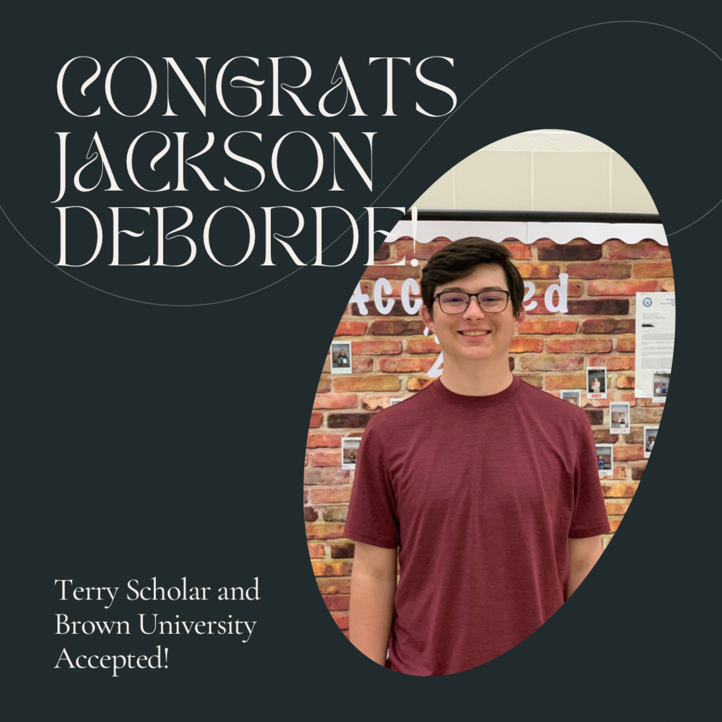 Congrats Jackson DeBorde 