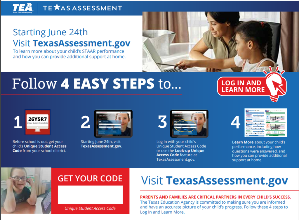 TEA TexasAssessment.Gov One-Pager for Login Process