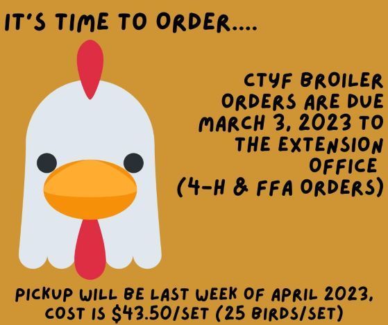 CTYF Chicken Orders
